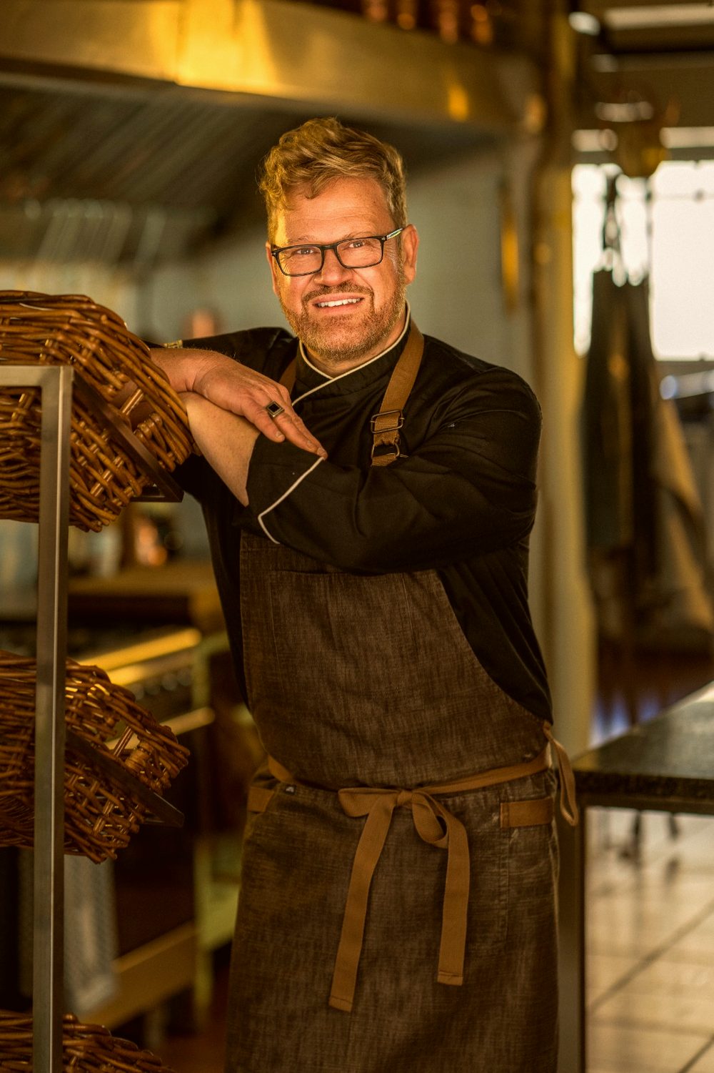 Chef Nicolaas in the Pastry Collective studio